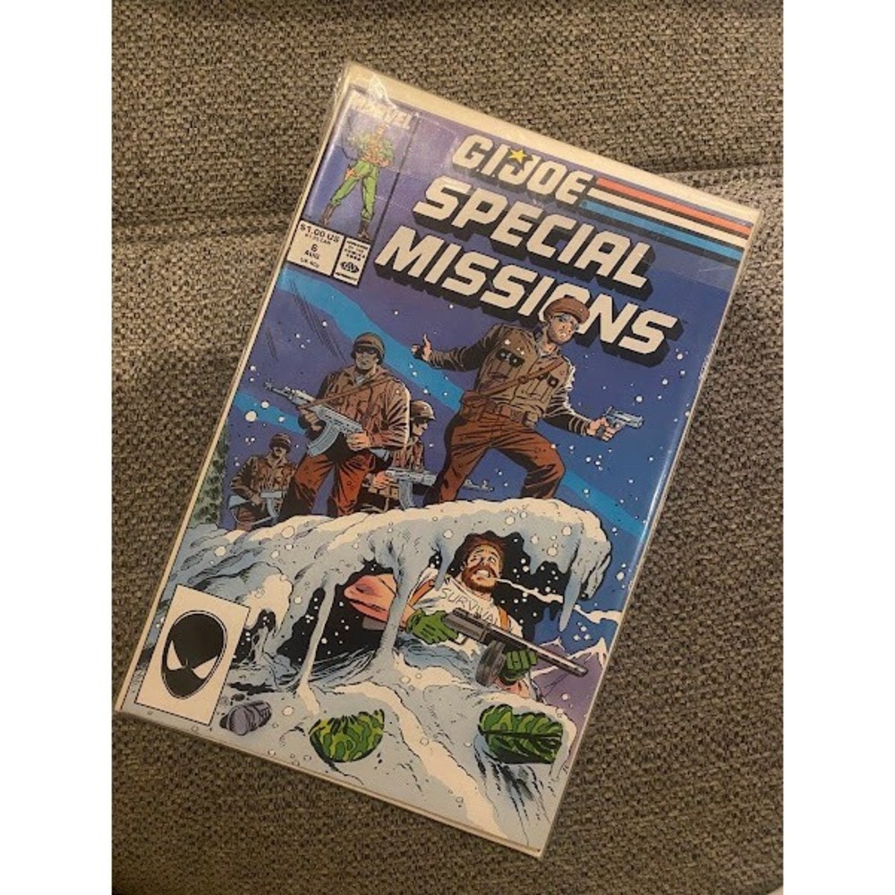 Marvel G.I. Joe Special Missions 6 August 1987 Copper Age Comic Book